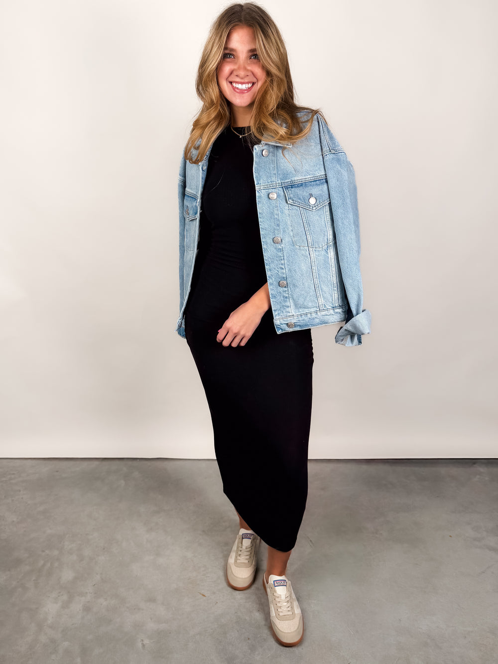 Willowbrook Knit Ruched Midi Dress