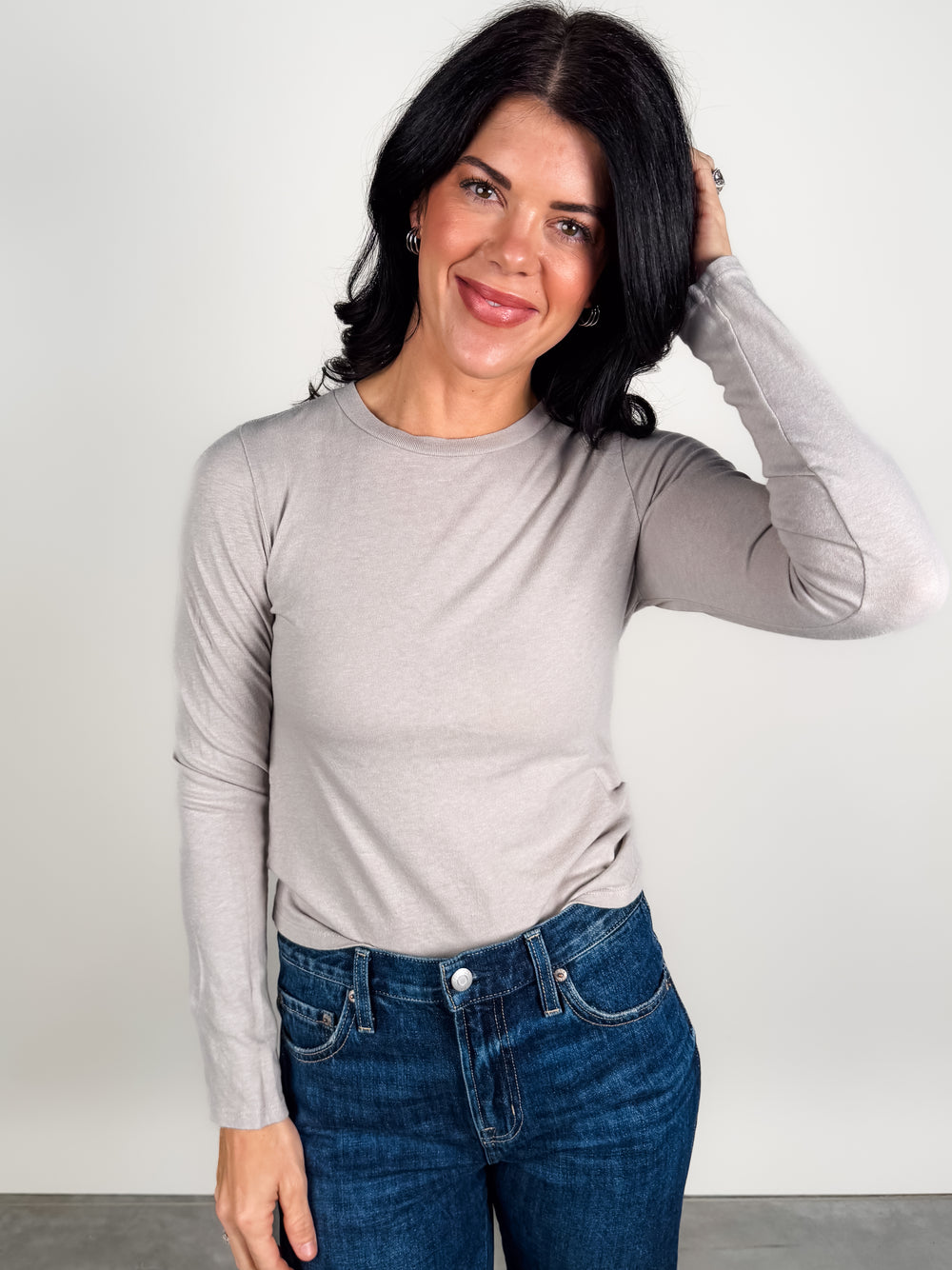 Jamie Recycled Cotton Long Sleeve