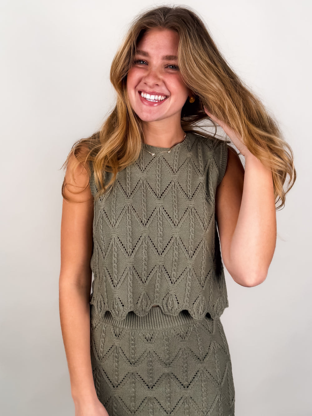 Succulent Sweater Tank