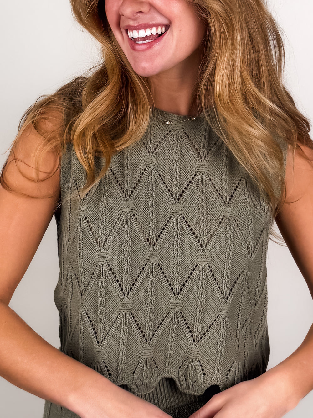 Succulent Sweater Tank