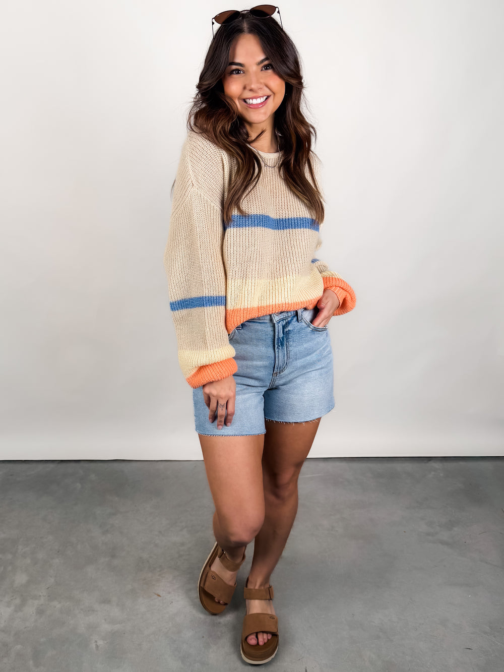 Whatever You Got Stripe Sweater