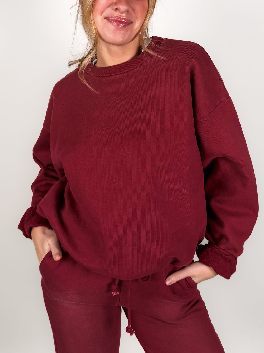 Solid Crew Sweatshirt