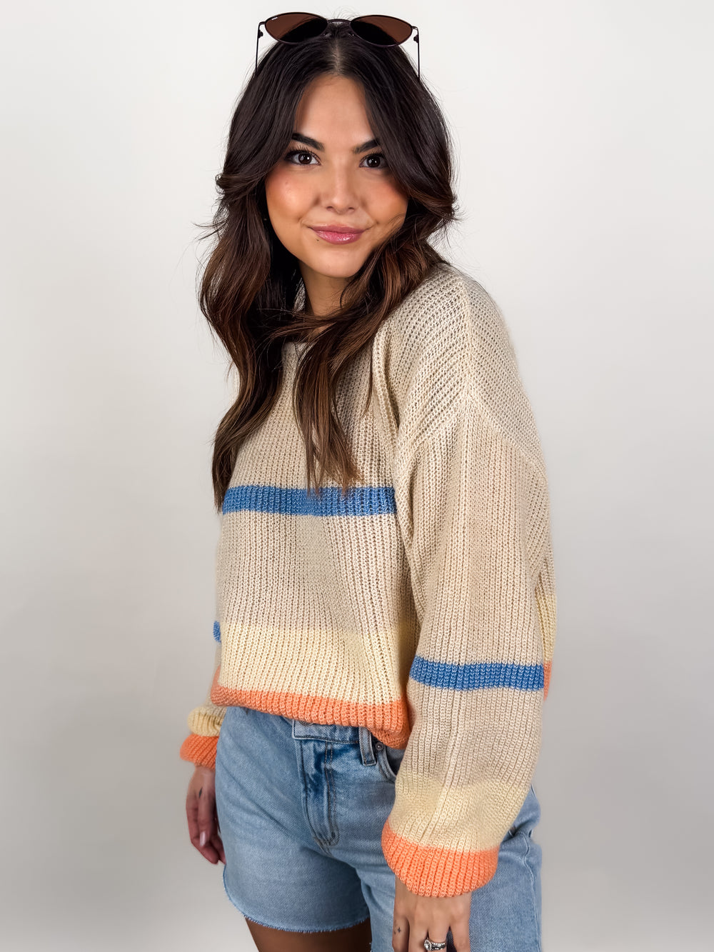 Whatever You Got Stripe Sweater