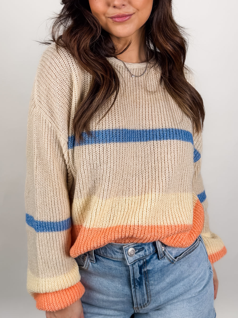 Whatever You Got Stripe Sweater