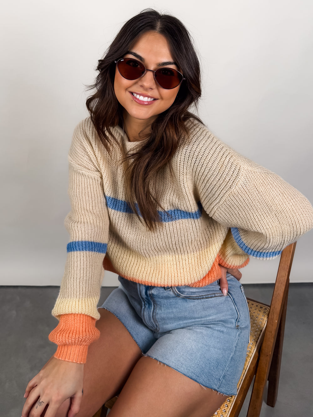 Whatever You Got Stripe Sweater