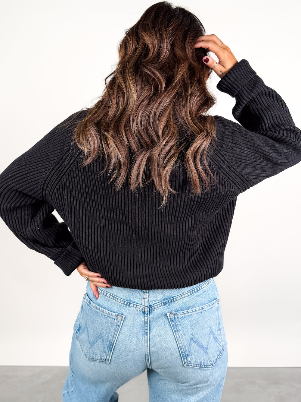 Debbie Half Zip Sweater