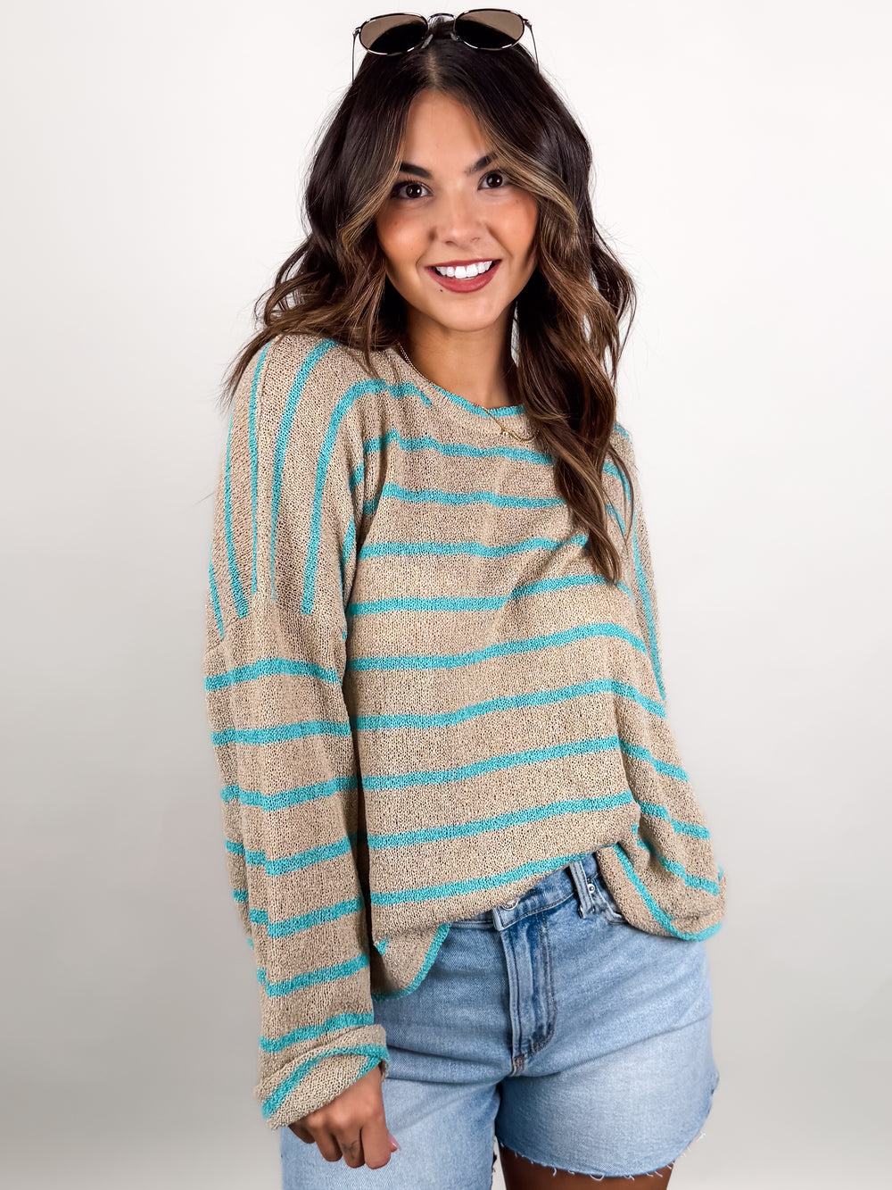 Get Ready Striped Sweater