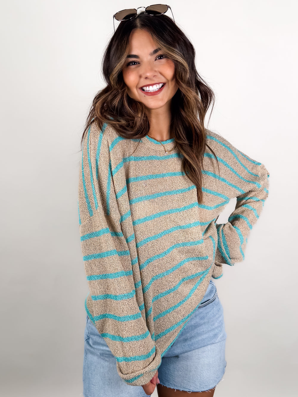 Get Ready Striped Sweater