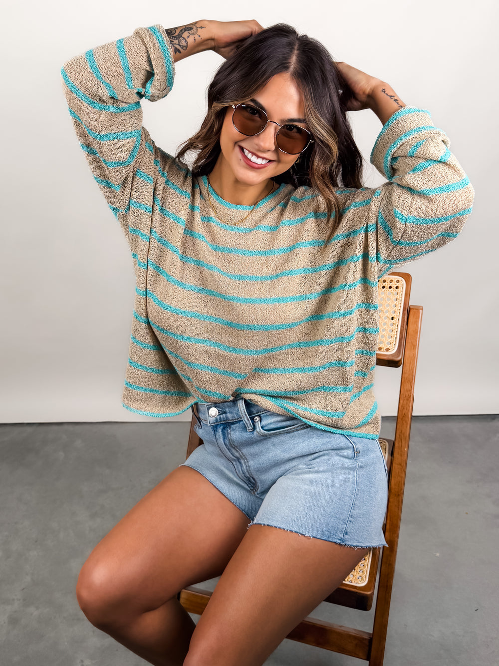 Get Ready Striped Sweater