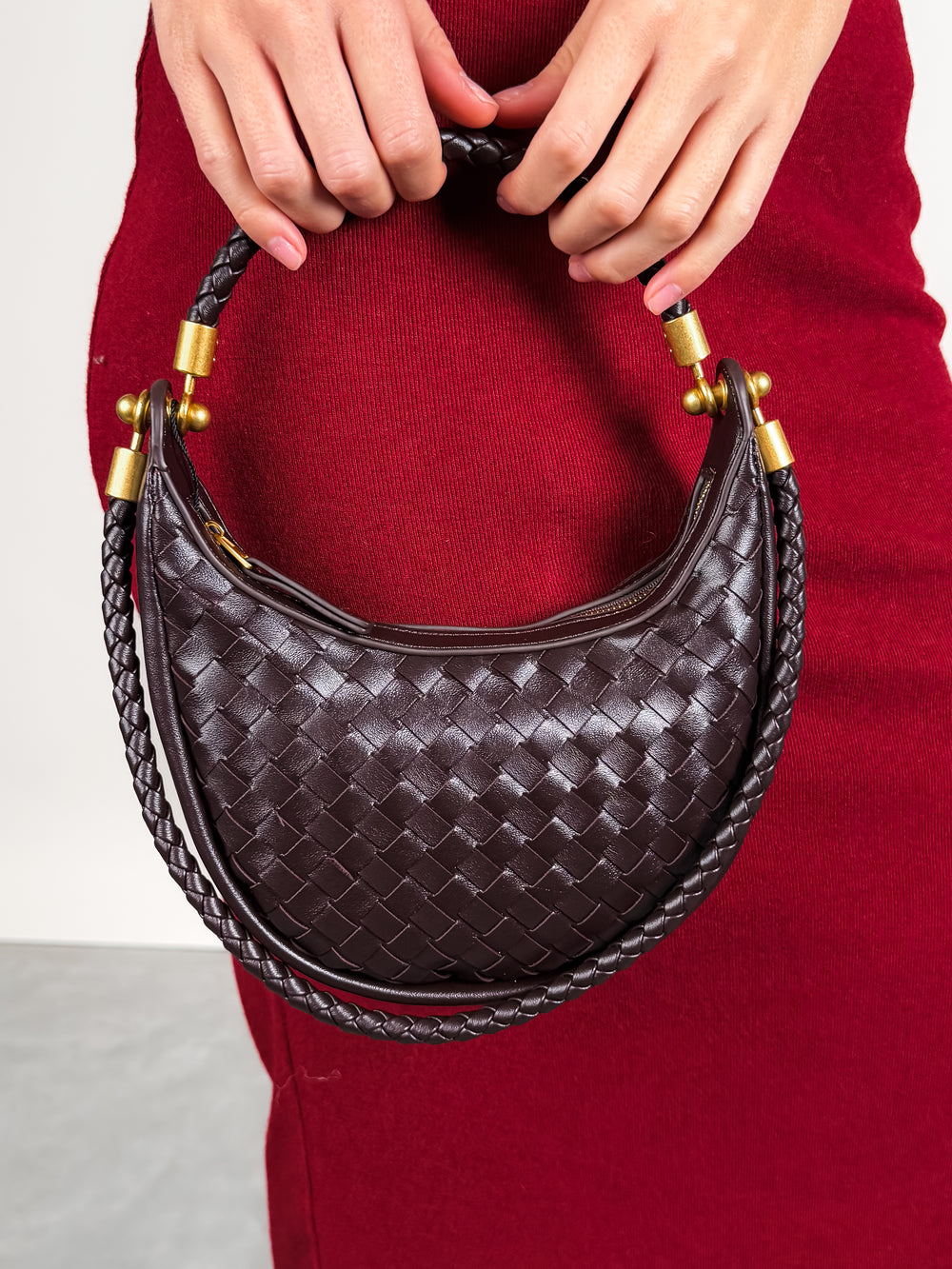 2799 Mini Woven Hobo