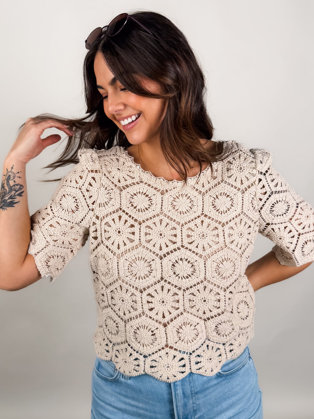 Raquel Lace Top