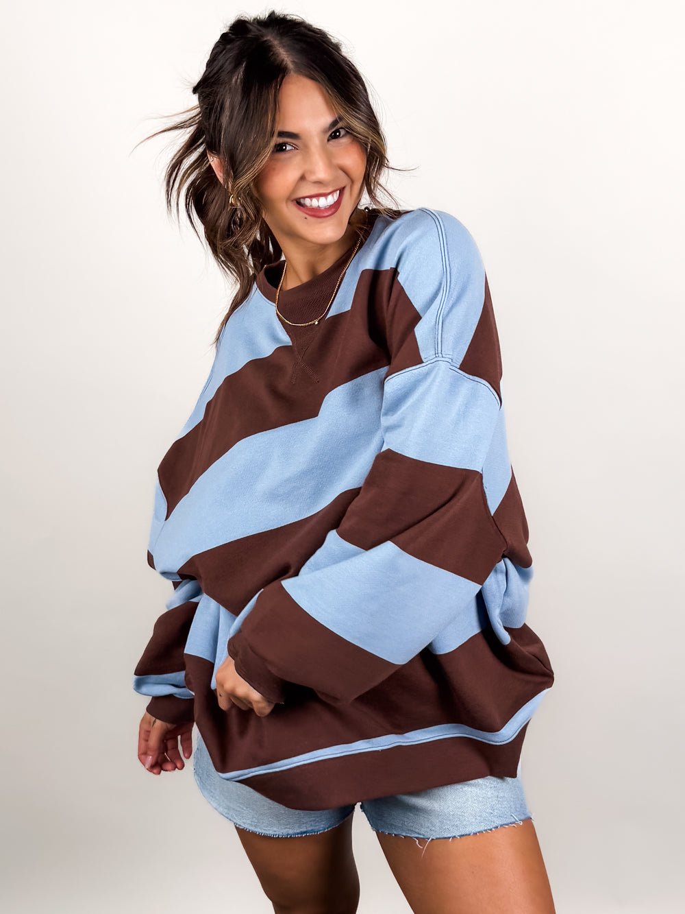 Classic Stripe Crew Wide