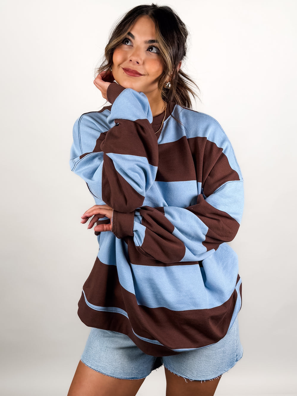 Classic Stripe Crew Wide