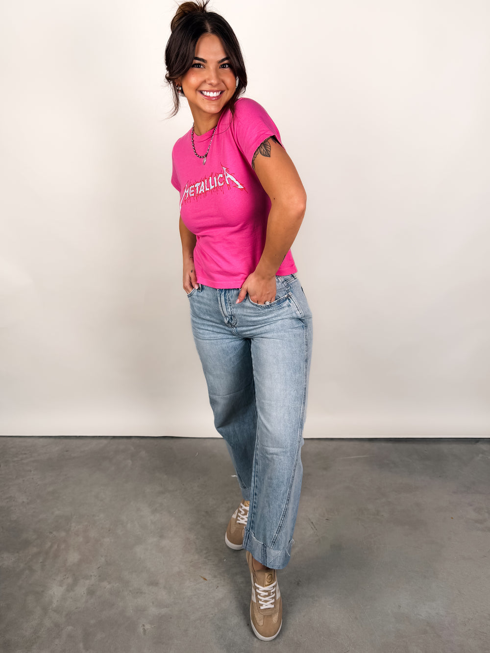 Metallica Flaming Sun Vintage Tee