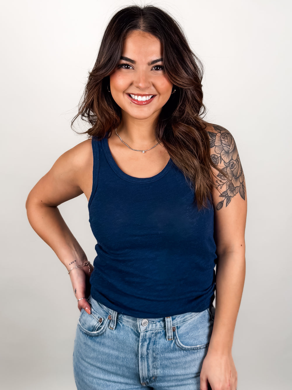 Classic Slub Scoop Tank