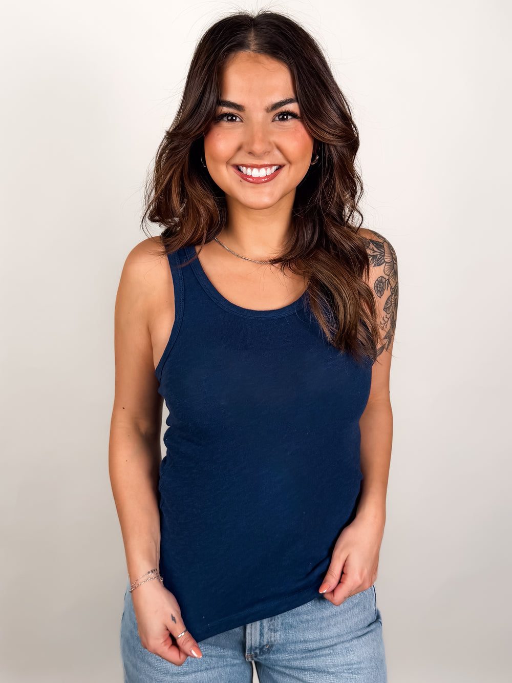 Classic Slub Scoop Tank