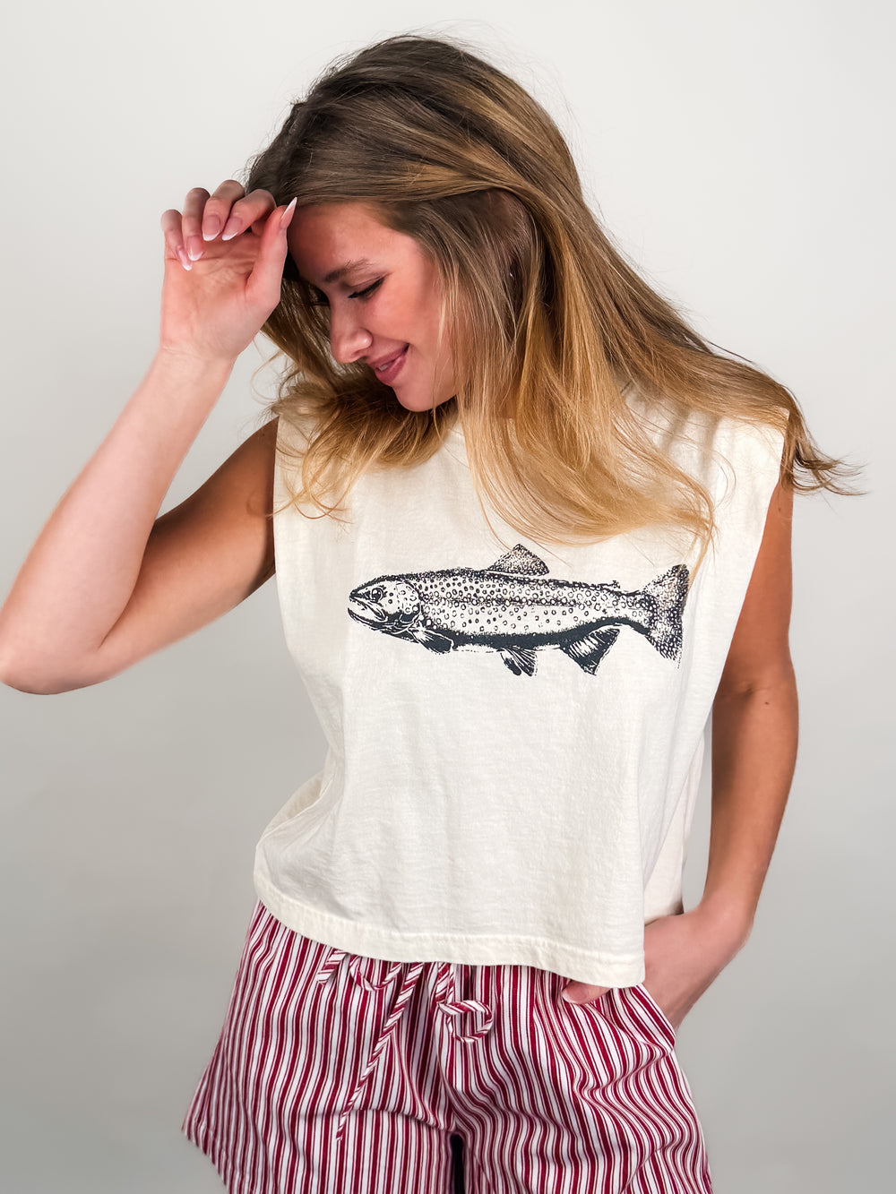 Gone Fishing Muscle Tank