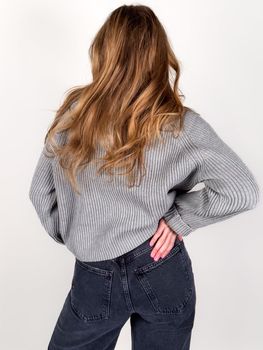 Debbie Half Zip Sweater