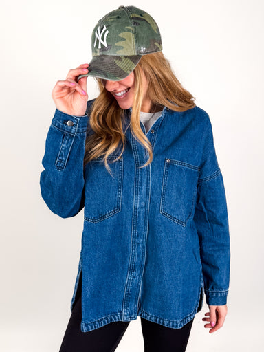 Oversized Denim Shirt