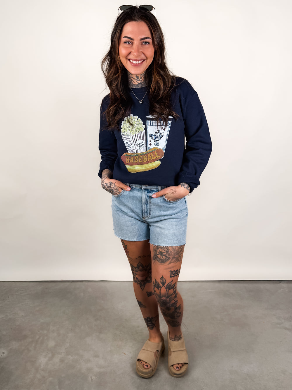 Baseball Snacks Sweatshirt