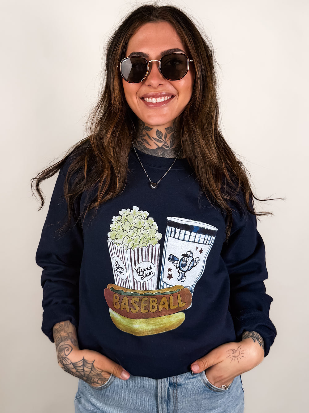 Baseball Snacks Sweatshirt