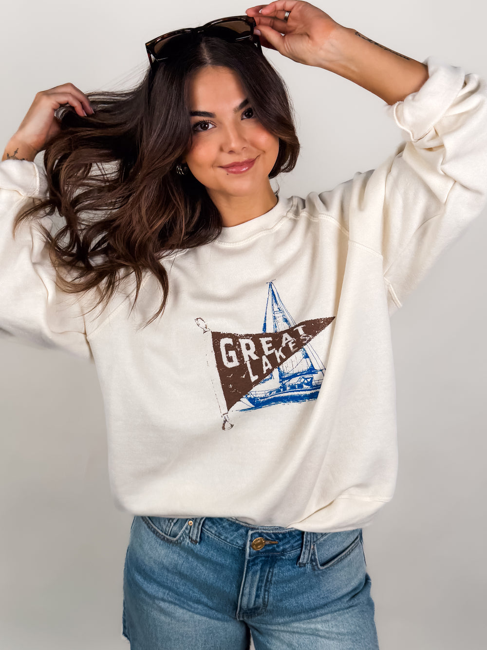 Great Lakes Raglan Crew