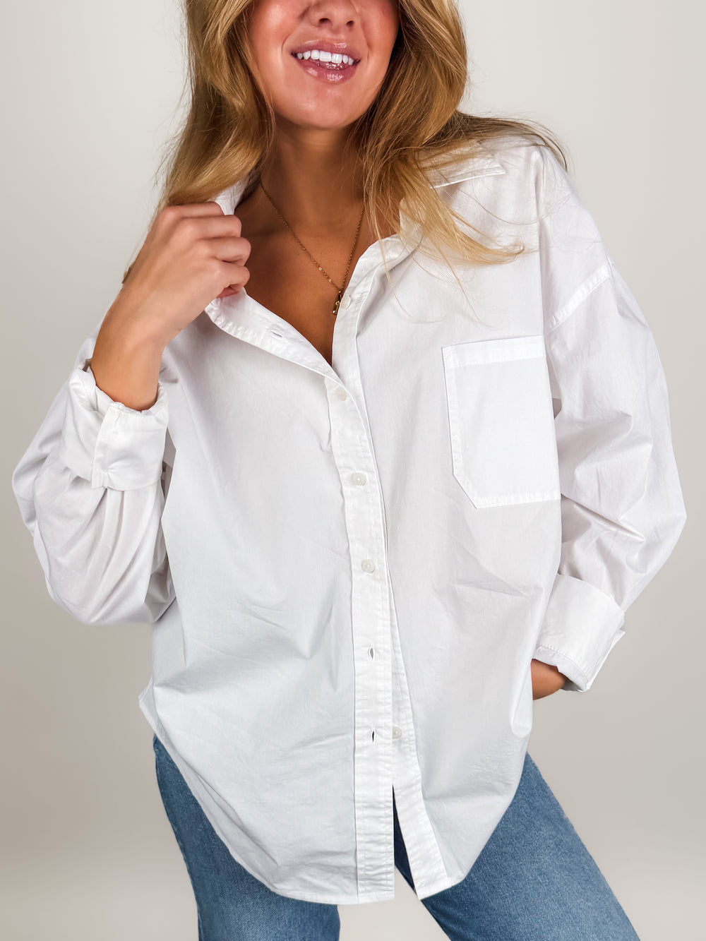 White Button Up Shirt