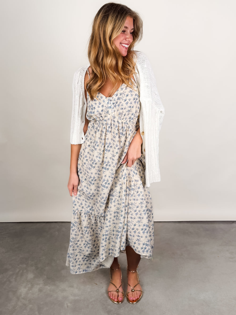 I'm The Boss Floral Dress