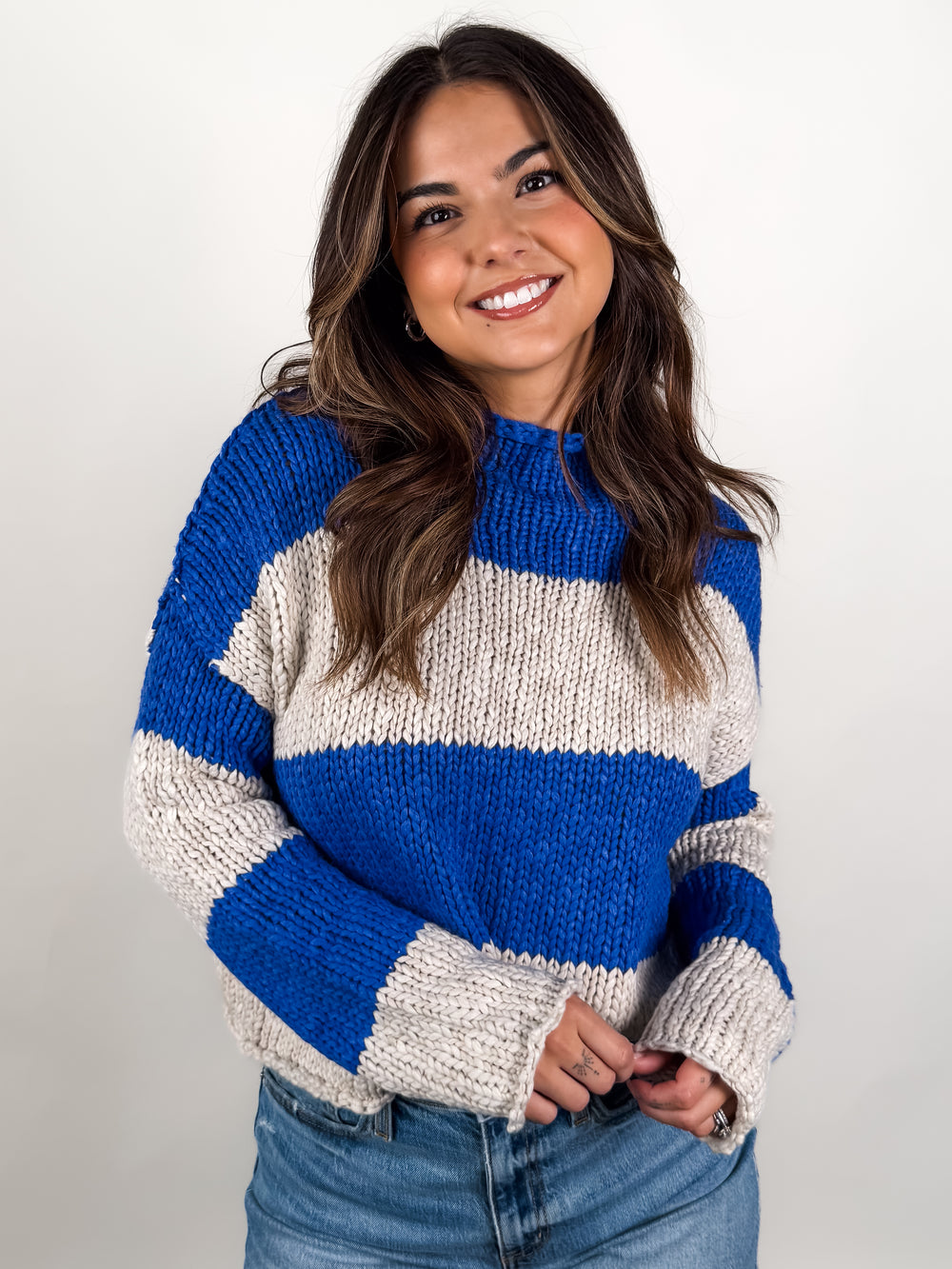 Opal Rugby Stripe Sweater