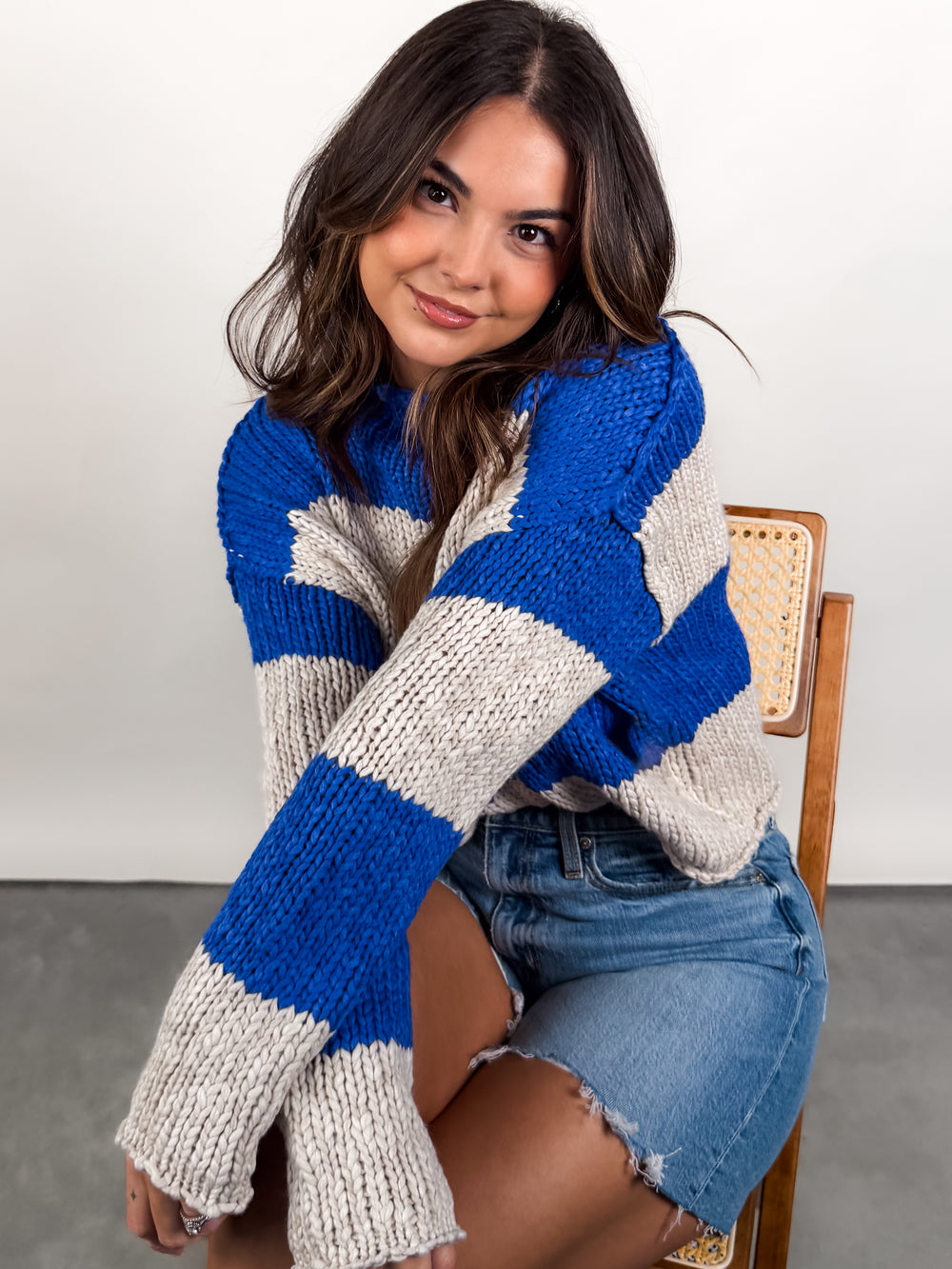 Free People Striped Sweater