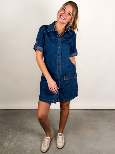 Denim Mini Dress