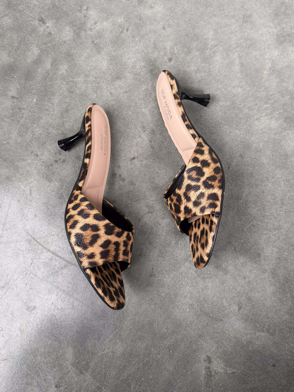 Angie Open Toe Kitten Heel