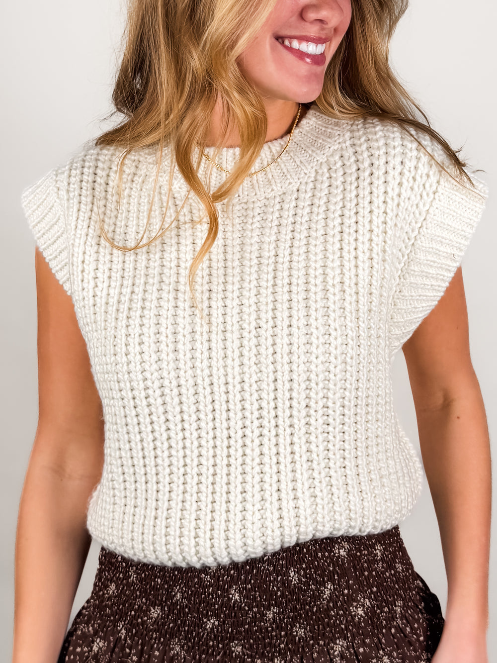 Chunky Handknit Tank