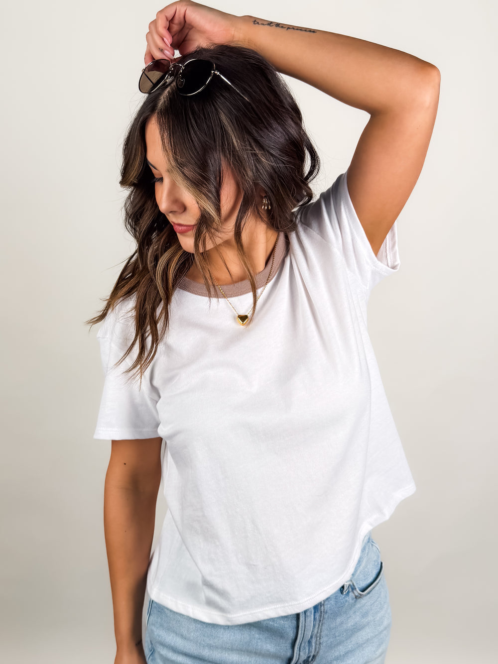 Billie Striped Crewneck Tee