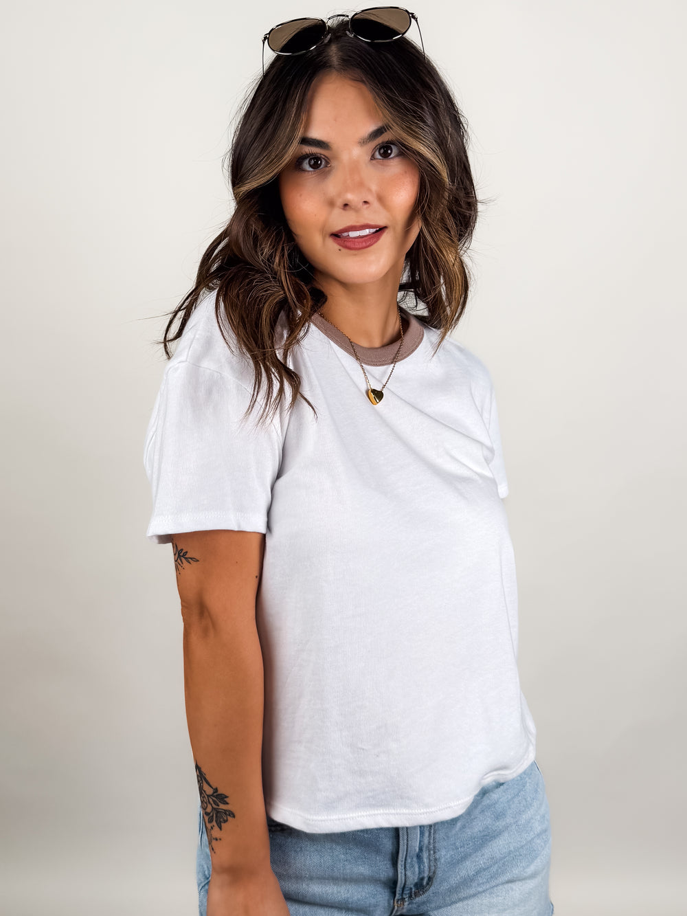 Billie Striped Crewneck Tee