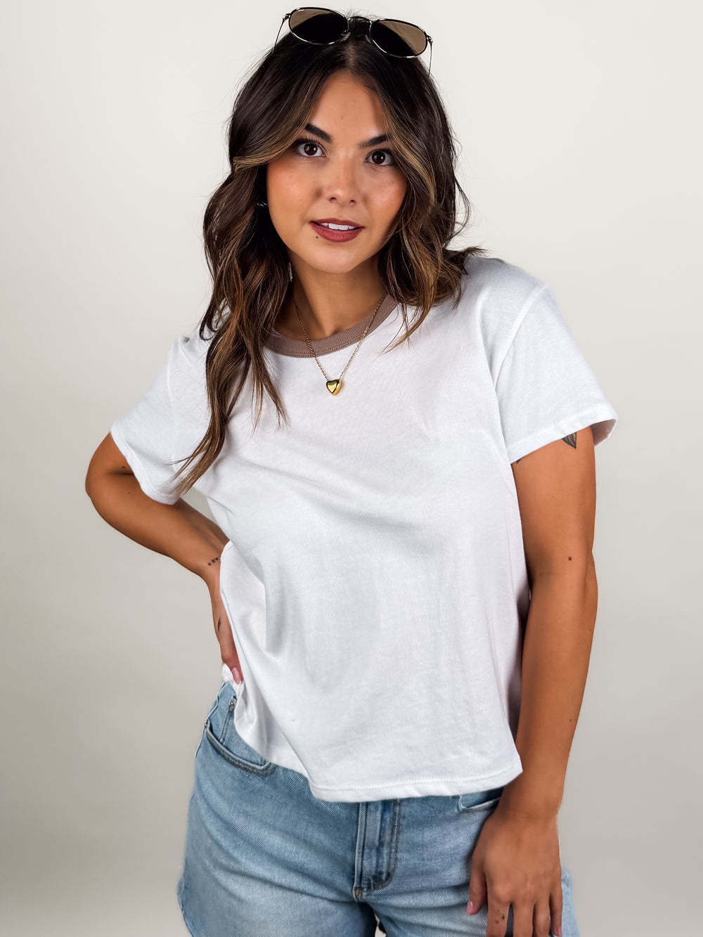 Billie Striped Crewneck Tee