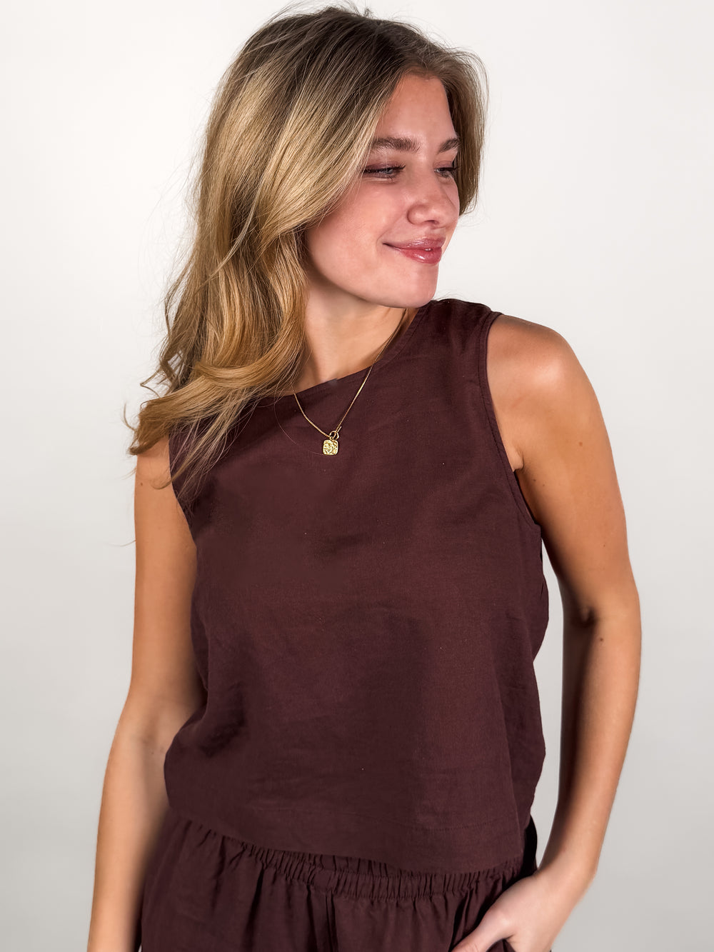 Sloane Linen Top