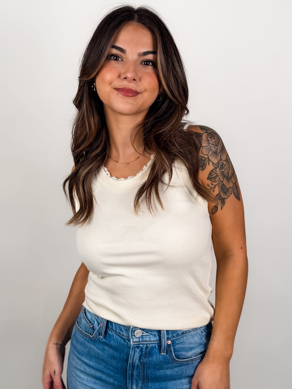 Move Into The Country Ribbed Knit Tank