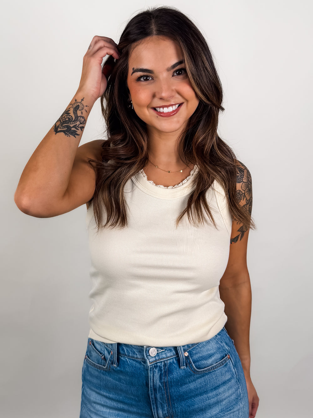 Move Into The Country Ribbed Knit Tank