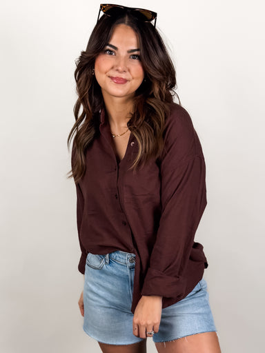 Z Supply Linen Button Up