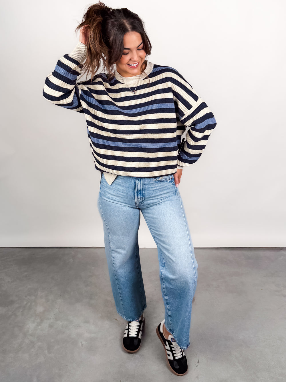 Heida LS Crew Neck Pullover