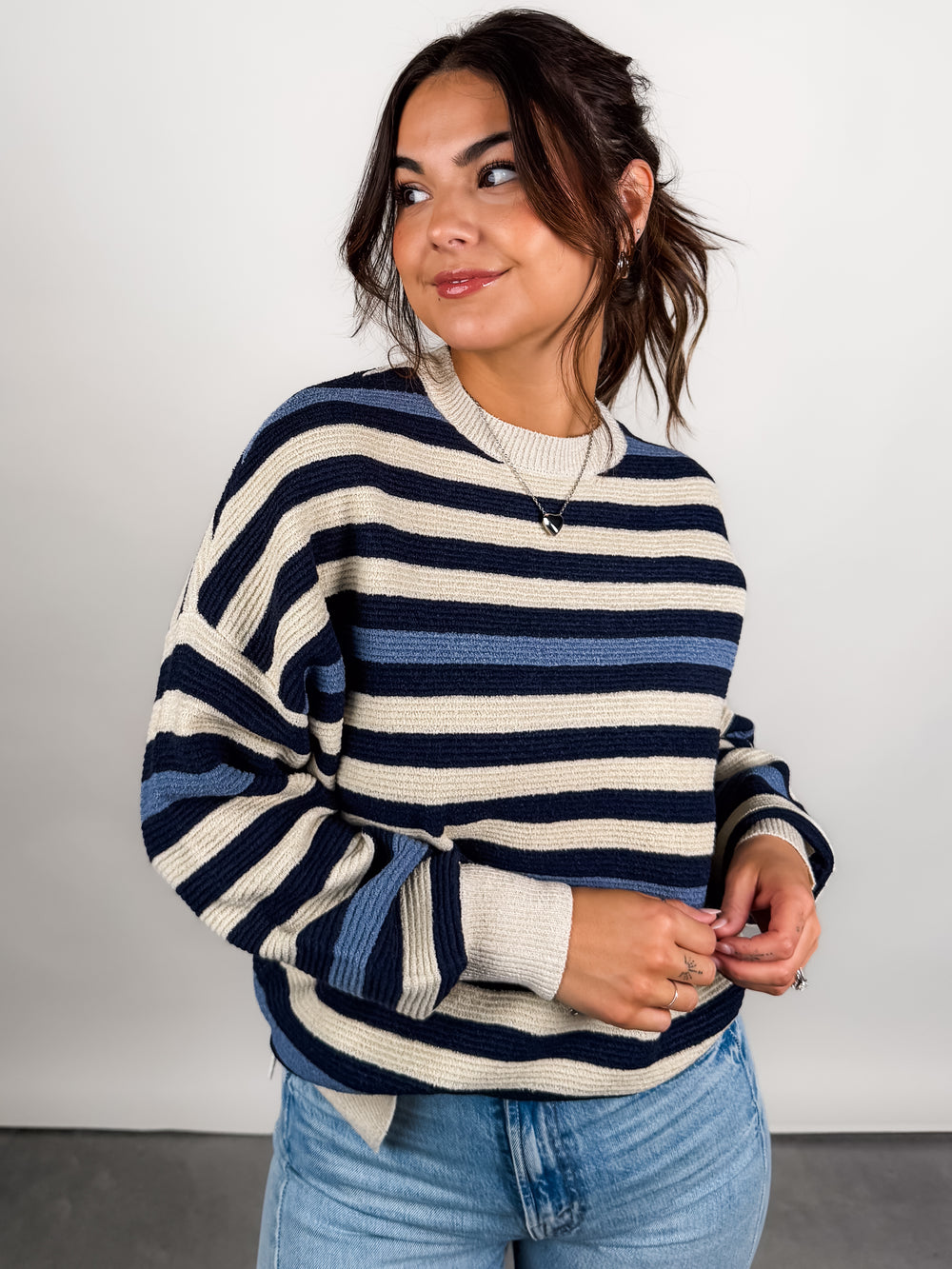 Heida LS Crew Neck Pullover