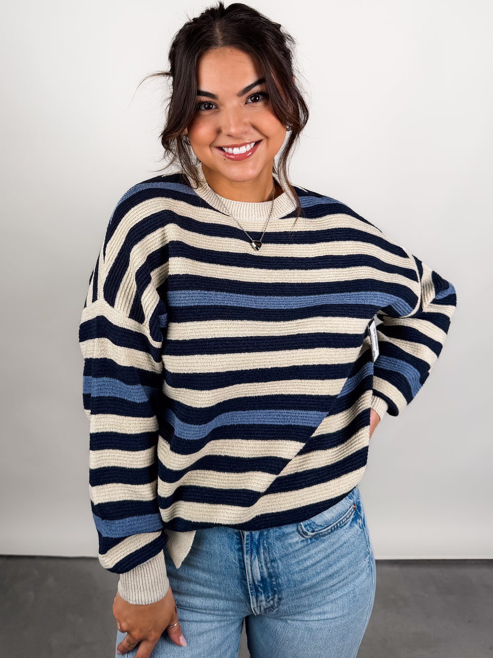 Heida LS Crew Neck Pullover