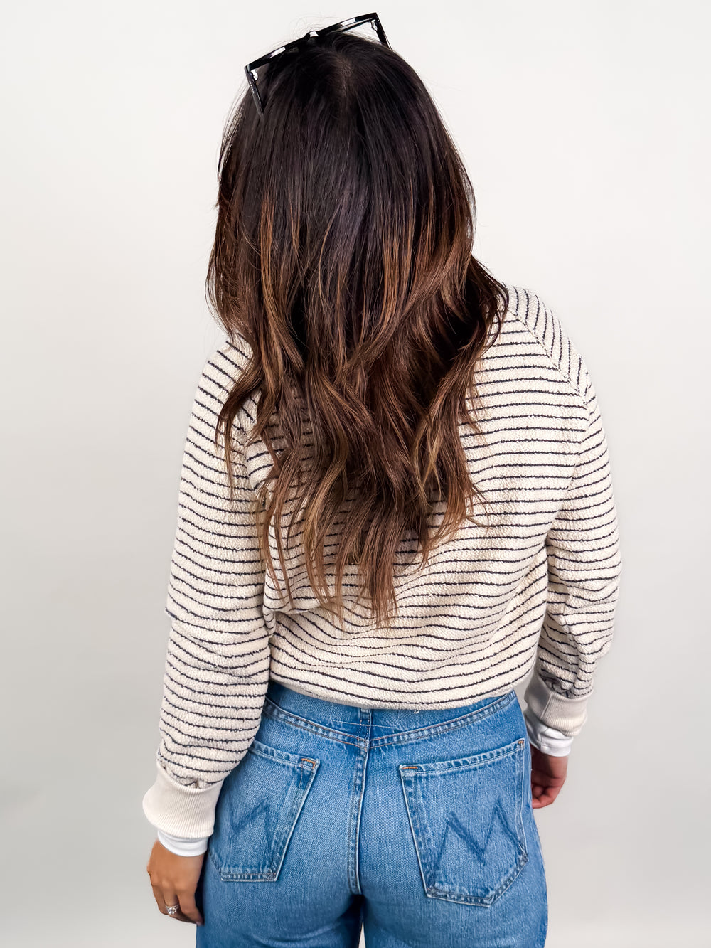 The Alexi Striped  Sweatshirt