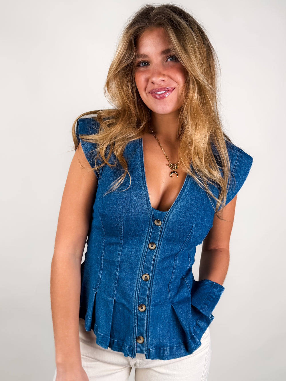 Dylan Denim Vest