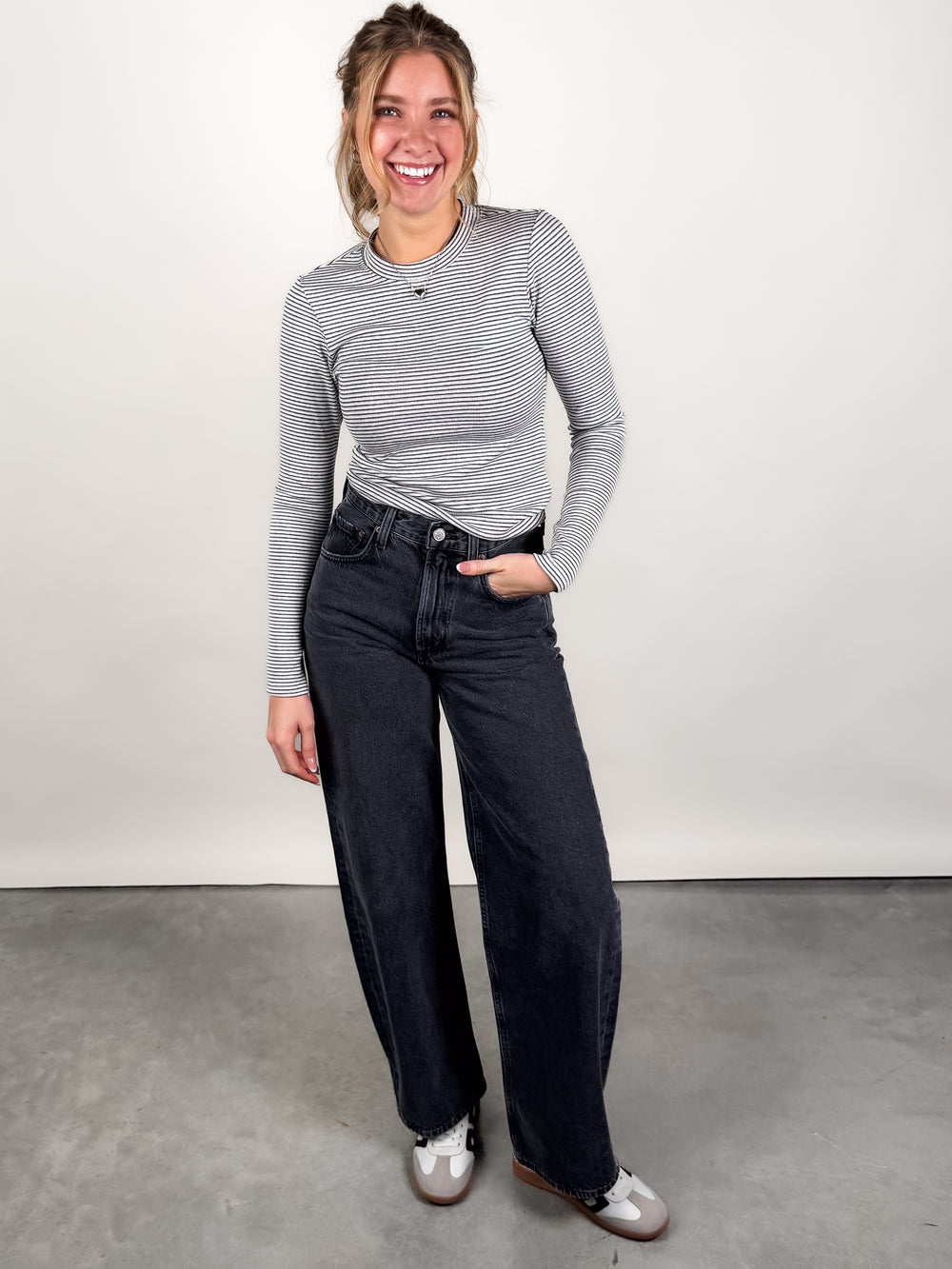 Emma Long Sleeve Baby Tee