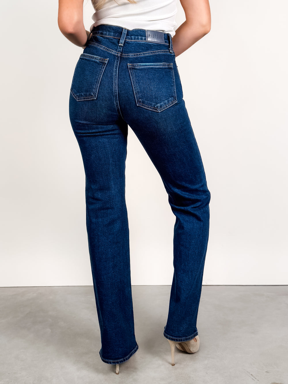 Evie High Rise Slim Boot in Penthouse