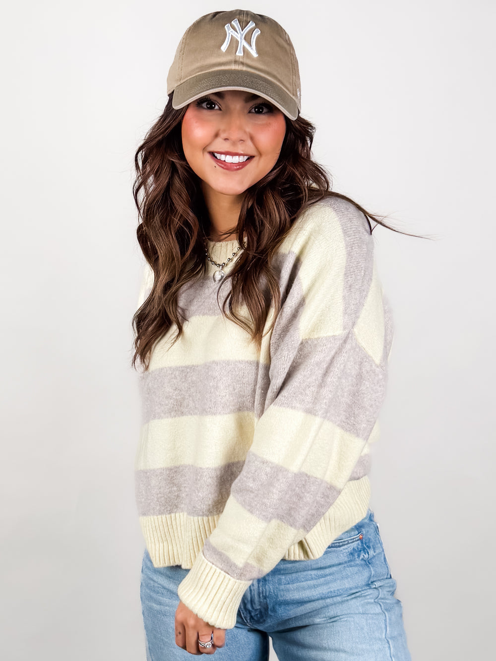 Cirrus Stripe Sweater