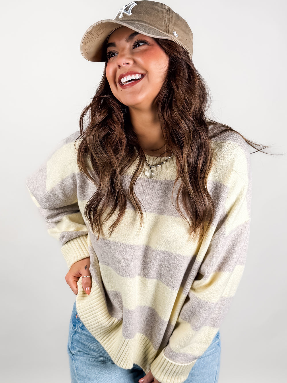 Cirrus Stripe Sweater