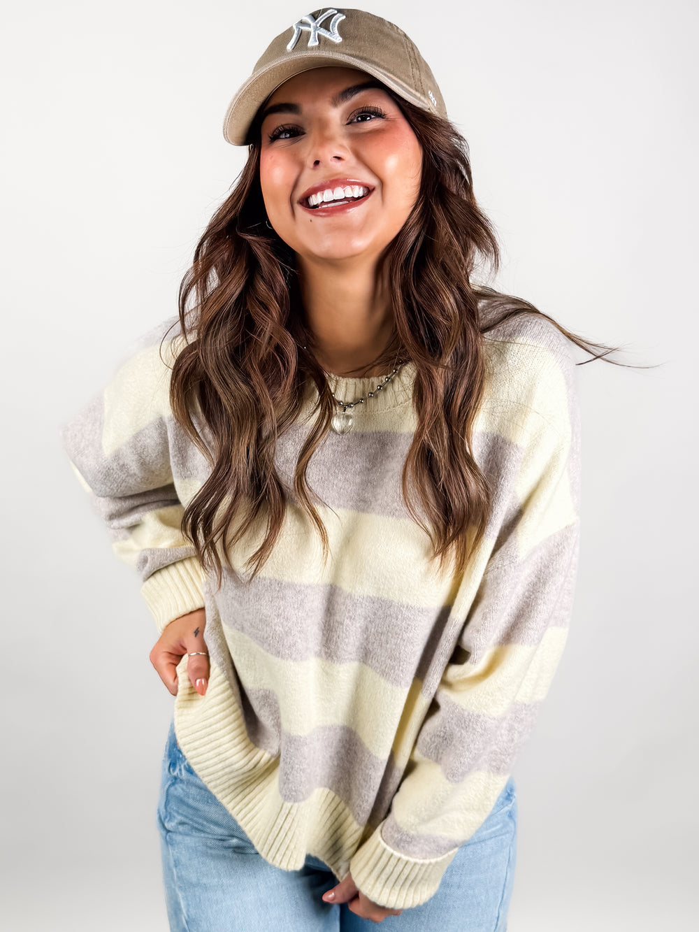 Cirrus Stripe Sweater